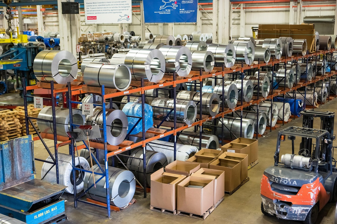 steel coils warehouse